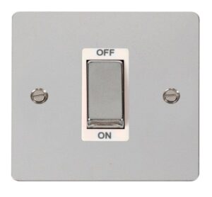 Click Scolmore - Click Define Ingot 1 Gang 45A Dp Switch White (FPCH500WH)