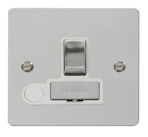 Click Scolmore - Click Define Ingot 13A Switched Connection Unit Flex Outlet White (FPCH551WH)