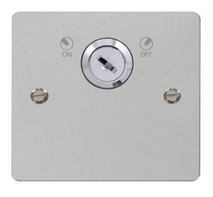 Click Scolmore - Click Define 20A Double Pole Key Lockable Switch (FPCH660)