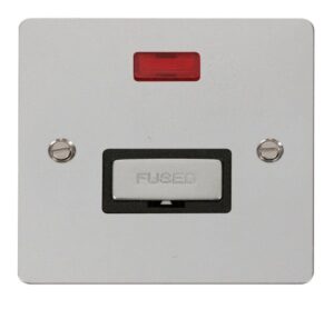Click Scolmore - Click Define Ingot 13A Connection Unit Neon Black (FPCH753BK)