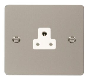 Click Scolmore - Click Define 2A Round Pin Socket Outlet White (FPPN039WH)