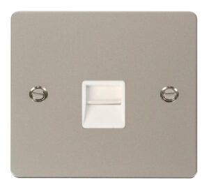 Click Scolmore - Click Define Single Telephone Socket Master White (FPPN120WH)