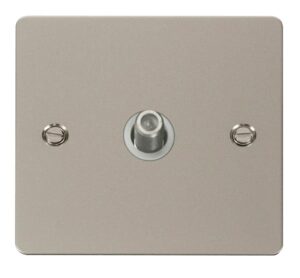 Click Scolmore - Click Define 1 Gang Satellite Socket White (FPPN156WH)