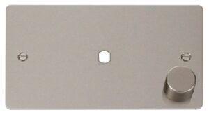 Click Scolmore - Click Define 2 Gang Plate 1 Module (630W Or 1000W) (FPPN185)