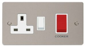 Click Scolmore - Click Define 45A Dp Switch 13A Dp Switched Socket White (FPPN204WH)