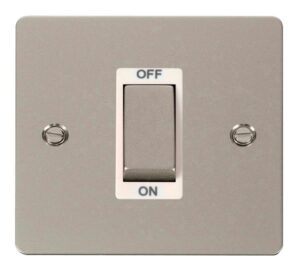 Click Scolmore - Click Define Ingot 1 Gang 45A Dp Switch White (FPPN500WH)