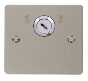Click Scolmore - Click Define 20A Double Pole Key Lockable Switch (FPPN660)
