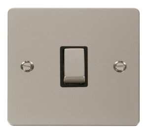 Click Scolmore - Click Define Ingot 20A 1 Gang Dp Switch Black (FPPN722BK)