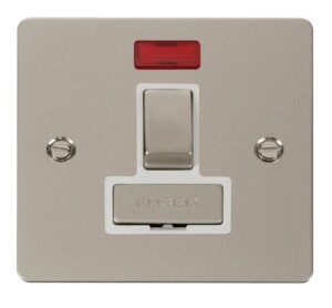Click Scolmore - Click Define Ingot 13A Switched Connection Unit Neon White (FPPN752WH)