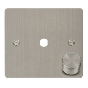 Click Scolmore - Click Define Fpss 1 Gang Double Dimmer Plate & Knobs (FPSS140PL)