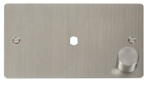 Click Scolmore - Click Define 2 Gang Plate 1 Module (630W Or 1000W) (FPSS185)