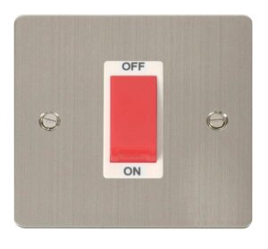 Click Scolmore - Click Define 1 Gang 45A Dp Switch White (FPSS200WH)