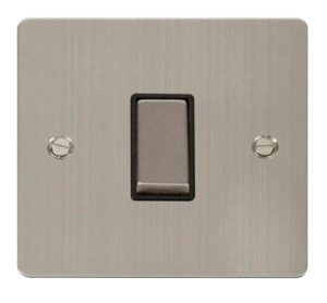 Click Scolmore - Click Define Ingot 10Ax 1 Gang 2 Way Switch Black (FPSS411BK)