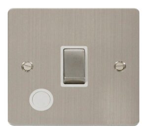 Click Define Ingot 20A 1 Gang Dp Switch Flex Outlet White