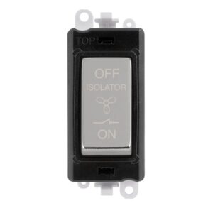 Click Scolmore - Click GridPro 10A 3 Pole Fan Isolation Switch Module (GM1020BKCH)