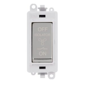 Click Scolmore - Click GridPro 10A 3 Pole Fan Isolation Switch Module (GM1020PWCH)