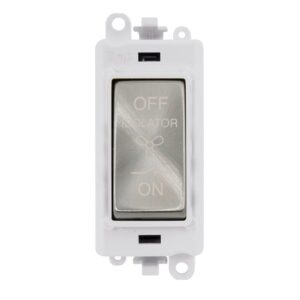 Click Scolmore - Click GridPro 10A 3 Pole Fan Isolation Switch Module (GM1020PWSC)