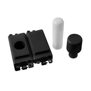 Click Scolmore - Click GridPro 2 Module Dimmer Mounting Kit Black (GM150BK)