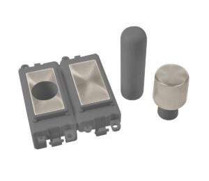 Click Scolmore - Click GridPro 2 Mod. Dimmer Mounting Kit Gybs (GM150GYBS)