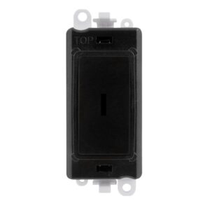 Click Scolmore - Click GridPro 20Ax 2 Way Keyswitch Module Black (GM2003BK)