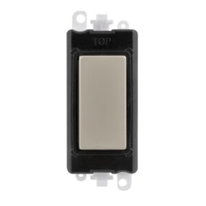 Click Scolmore - Click GridPro Blank Module Black Pearl Nickel (GM2008BKPN)