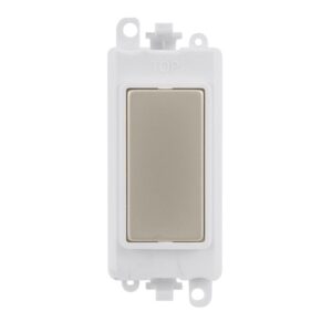 Click Scolmore - Click GridPro Blank Module White Pearl Nickel (GM2008PWPN)