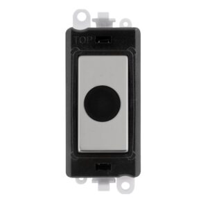 Click Scolmore - Click GridPro 20A Flex Outlet Module Black Polished Chrome (GM2017BKCH)
