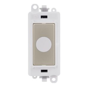 Click Scolmore - Click GridPro 20A Flex Outlet Module White Pearl Nickel (GM2017PWPN)