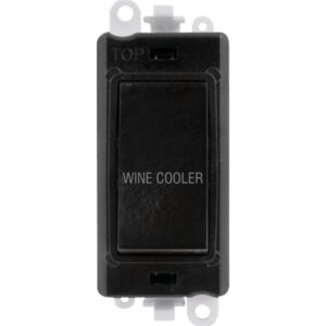 Click Scolmore - Click GridPro 20Ax Double Pole Switch Module Black Wine Cooler (GM2018BK-WC)