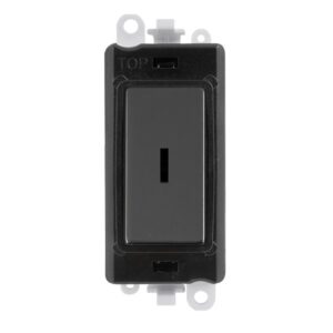 Click Scolmore - Click GridPro 20Ax Dp Keyswitch Module Bkmb (GM2046BKMB)
