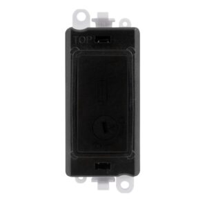 Click Scolmore - Click GridPro 13A Fused Lockable Module Black (GM2047-LBK)