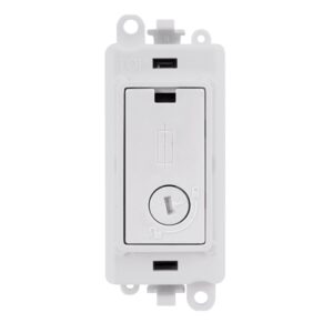 Click Scolmore - Click GridPro 13A Fused Lockable Module White (GM2047-LPW)