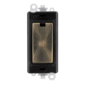 Click Scolmore - Click GridPro 13A Fused Module Black Antique Brass (GM2047BKAB)