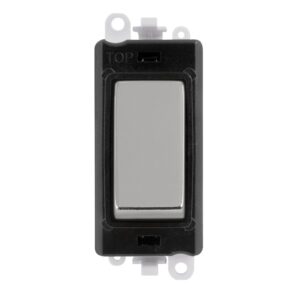 Click Scolmore - Click GridPro 20Ax 3 Position Switch Module Black Polished Chrome (GM2070BKCH)