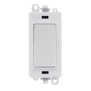 Click Scolmore - Click GridPro 20Ax 3 Position Retractive Switch Module White (GM2075PW)