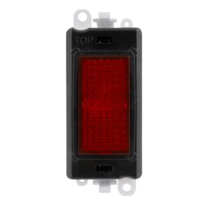 Click Scolmore - Click GridPro 240V~ Red Indicator Module Black (GM2080BK)