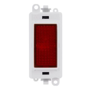 Click Scolmore - Click GridPro 240V~ Red Indicator Module White (GM2080PW)