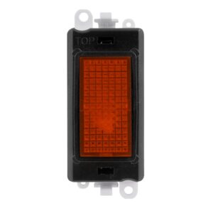 Click Scolmore - Click GridPro 240V~ Amber Indicator Module Black (GM2081BK)