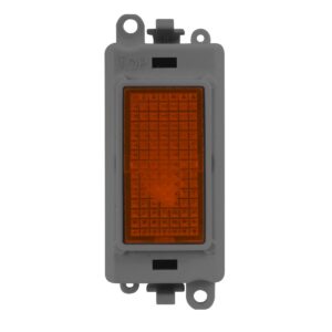 Click Scolmore - Click GridPro 240V Amber Indicator Module Gy (GM2081GY)
