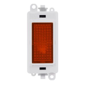 Click Scolmore - Click GridPro 240V~ Amber Indicator Module White (GM2081PW)