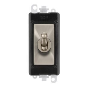 Click Scolmore - Click GridPro 20Ax 2 Way Toggle Switch Bkbs (GM209002BKBS)