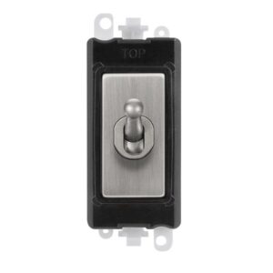 Click Scolmore - Click GridPro 20Ax 2 Way Toggle Switch Bkss (GM209002BKSS)