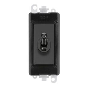Click Scolmore - Click GridPro 20Ax Intermd Toggle Switch Bkbn (GM209028BKBN)