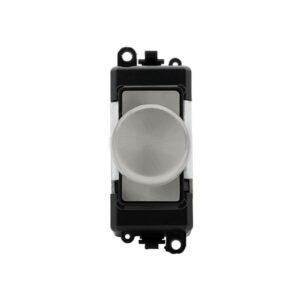 Click GridPro 100W GridPro Dual Mode Dimmer Module With Trim Black Satin Chrome