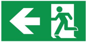 Eterna Lighting - Eterna ISO 7010 Left/right Arrow Legend Set For Exitmmo (ISOMMOLR)