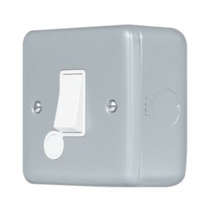 Click Metal Clad Pro 20A Double Pole Switch With Optional Flex Outlet