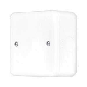 Click Scolmore - Click Metal Clad Pro 1 Gang Blanking Plate Polar White (MCP060PW)