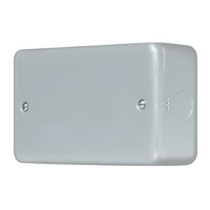 Click Scolmore - Click Metal Clad Pro 2 Gang Blanking Plate (MCP061)