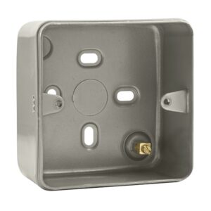 Click Scolmore - Click Deco Plus 1 Gang 40Mm Deep Mounting Box (MCP085)