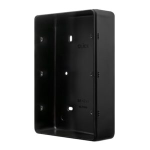 Click Scolmore - Click Metal Clad Pro 2 Gang 50Mm Deep 3 Tier Surface Mounting Box (Without Knockouts) Black (MCP090BBK)